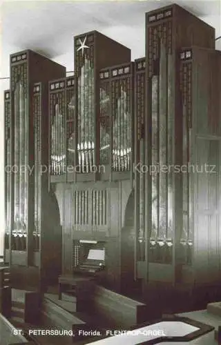 AK / Ansichtskarte Orgel Kirchenorgel Organ Orgue St. Petersburg Florida USA 