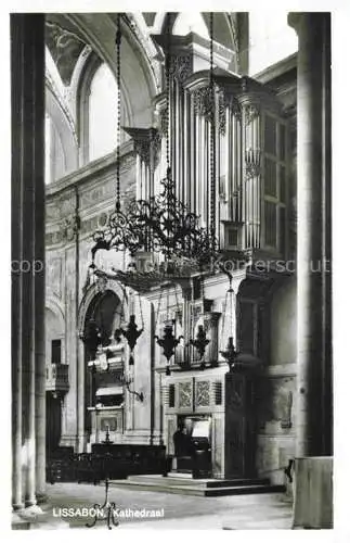 AK / Ansichtskarte Orgel Kirchenorgel Organ Orgue  lissabon Kathedraal