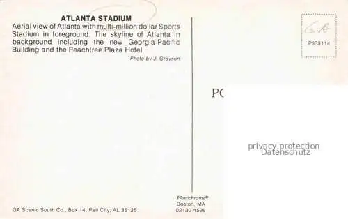AK / Ansichtskarte Stadion Stadium Estadio Atlanta 