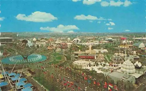 AK / Ansichtskarte NEW YORK City USA Worlds Fair 1964 65 Aerial view