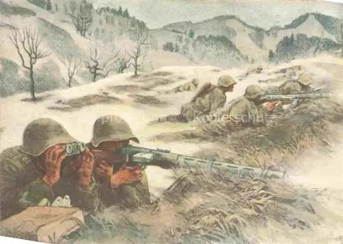 AK / Ansichtskarte Militaria Schweiz Aktivdienst 6. Division 