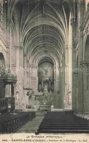 AK / Ansichtskarte Orgel Kirchenorgel Organ Orgue Sainte Anne Auray 