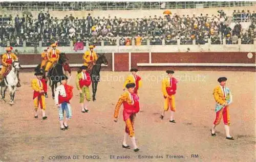 AK / Ansichtskarte Stierkampf Corrida de Toros Bullfight-- Corrida de Toros El paseo