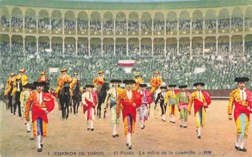 AK / Ansichtskarte Stierkampf Corrida de Toros Bullfight-- Corrida de Toros El Paseo 