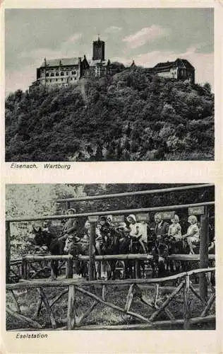 AK / Ansichtskarte Esel Tiere Eisenach Wartburg Eselstation 