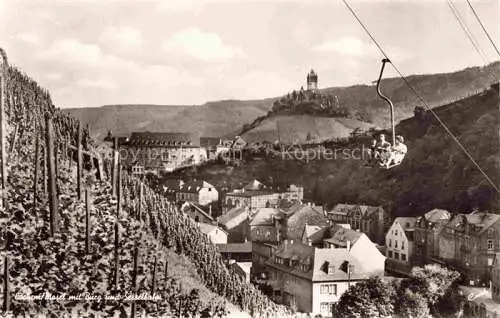 AK / Ansichtskarte Sessellift Chairlift Telesiege Cochem Mosel Burg