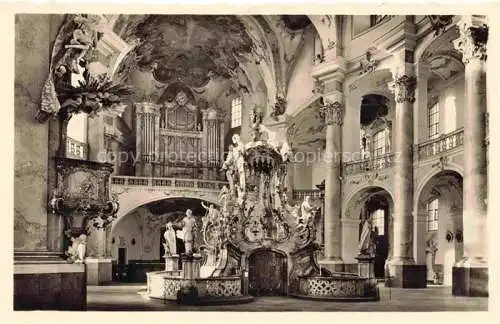 AK / Ansichtskarte Orgel Kirchenorgel Organ Orgue Vierzehnheiligen Innen 