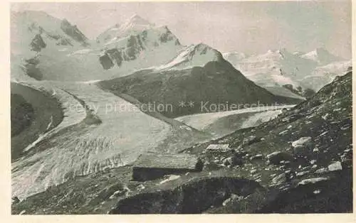 AK / Ansichtskarte Gletscher Glacier Glaciar Ghiacciaio-- Bernina Gruppe
