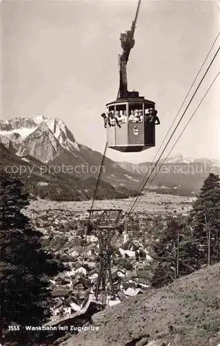 AK / Ansichtskarte Seilbahn Cable-Car Telepherique Wankbahn Zugspitze