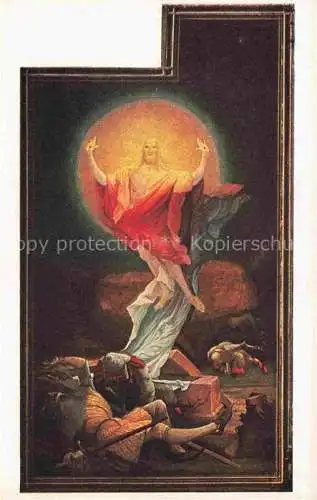 AK / Ansichtskarte GRueNEWALD Matthias Nithart Kuenstlerkarte Isenheimer Altar Die Auferstehung 