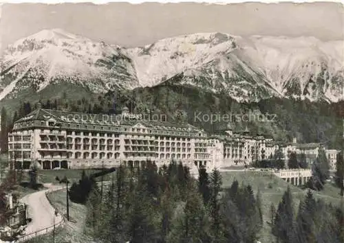 AK / Ansichtskarte Semmering Niederoesterreich AT Hotel Panhans mit Rax