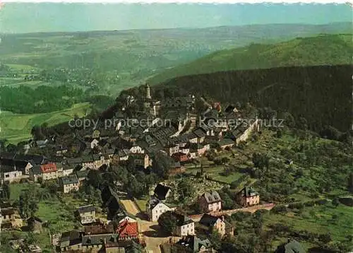 AK / Ansichtskarte Lichtenberg Odenwald Fliegeraufnahme mit Blick auf Blankenstein