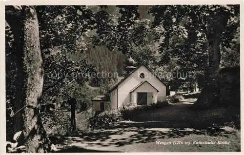 AK / Ansichtskarte Wengen  BE Katholische Kirche