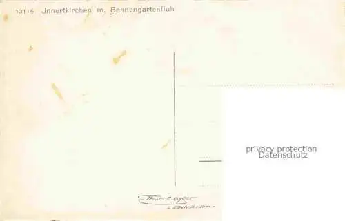 AK / Ansichtskarte Innertkirchen Jnnertkirchen Oberhasli BE Panorama Blick gegen Bennengartenfluh