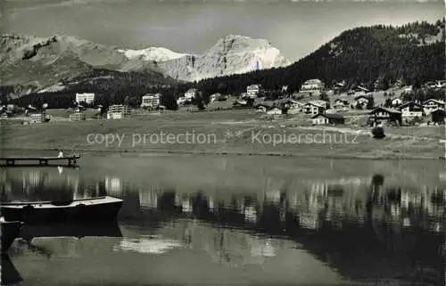 AK / Ansichtskarte Crans-sur-Sierre VS Panorama Lac Moubra Wildhorn et Rawyl Alpes