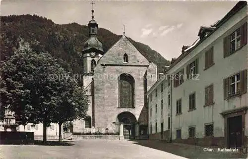AK / Ansichtskarte CHUR Coire GR Kathedrale