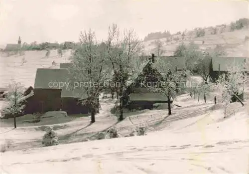 AK / Ansichtskarte Schellerhau Winterpanorama