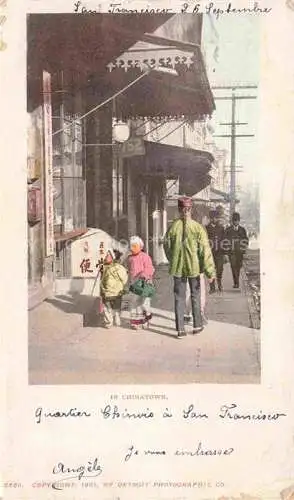 AK / Ansichtskarte SAN FRANCISCO California USA In Chinatown