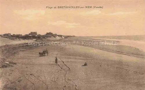 AK / Ansichtskarte Bretignolles-sur-Mer Sables-d Olonne 85 Vendee A la plage