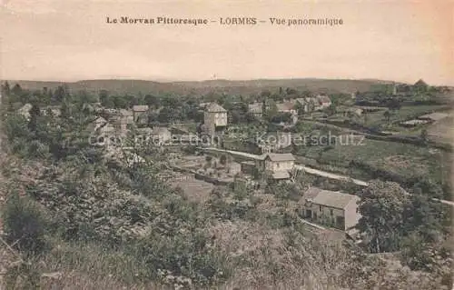 AK / Ansichtskarte Lormes Clamecy 58 Nievre Vue panoramique
