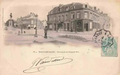 AK / Ansichtskarte Malo-les-Bains Monument de Gaspard Malo