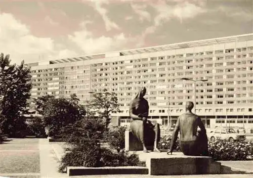 AK / Ansichtskarte DRESDEN Elbe An der Christianstrasse Skulpturen