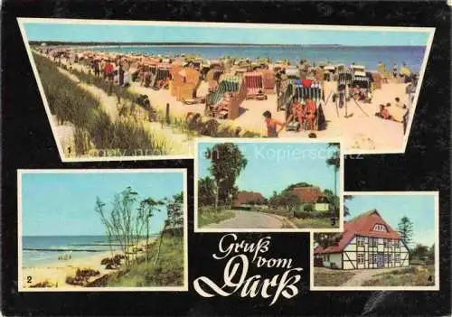 AK / Ansichtskarte Darss Region Ostsee Ostseebad Prerow Weststrand Born Wieck