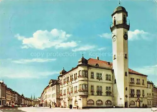 AK / Ansichtskarte HOF  SAALE Bayern Rathaus