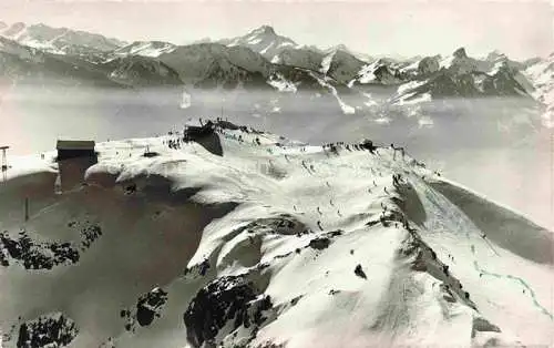 AK / Ansichtskarte Leysin VD La Berneuese Vue aerienne