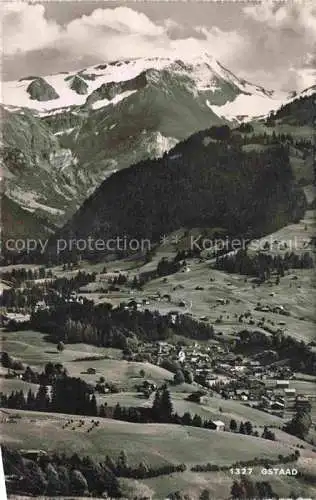 AK / Ansichtskarte Gstaad Saanen BE Fliegeraufnahme