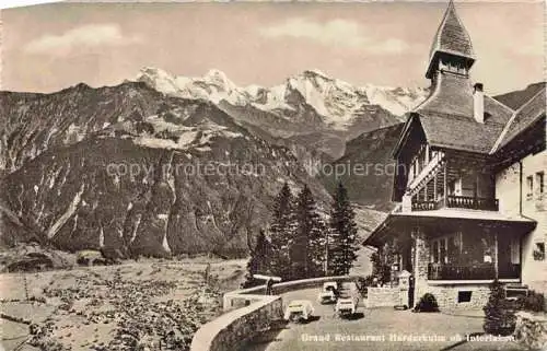 AK / Ansichtskarte INTERLAKEN BE Grand Restaurant Harderkulm
