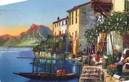 AK / Ansichtskarte Gandria Lago di Lugano Motivo artistico