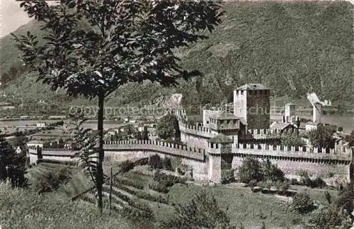 AK / Ansichtskarte BELLINZONA TI con Castello di Svitto