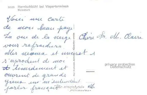 AK / Ansichtskarte HarnischbuehL Visperterminen VS Weisshorn