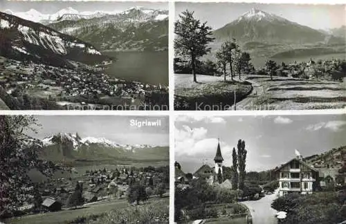 AK / Ansichtskarte Sigriswil Thunersee BE Teilansichten Panorama