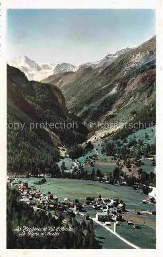 AK / Ansichtskarte Les Hauderes VS et Val d'Arolla Le Pigne d'Arolla