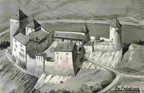 AK / Ansichtskarte Habsburg Schloss AG Die Habsburg