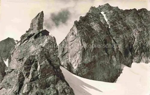 AK / Ansichtskarte Cabane Bertol 3423m Matterhorn VS Panorama