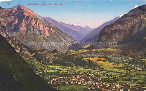AK / Ansichtskarte Meiringen BE mit Haslital Panorama