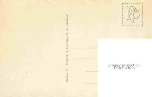 AK / Ansichtskarte NYON VD Le Chateau et le Mont Blanc