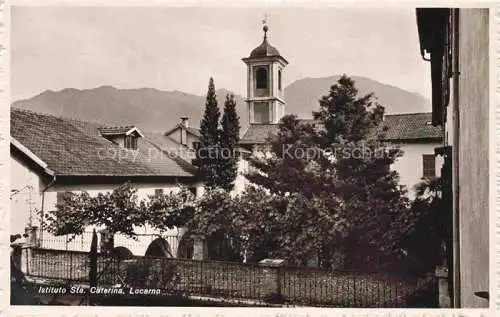 AK / Ansichtskarte LOCARNO Lago Maggiore TI Istituto Sta Caterina