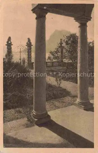 AK / Ansichtskarte Castagnola Lago di Lugano Villa Favorita e Monte San Salvatore