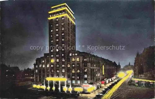 AK / Ansichtskarte LAUSANNE VD La Tour Metropole Bel Air illuminee