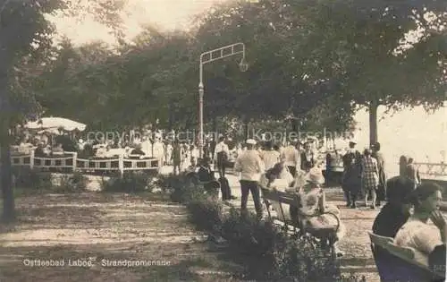 AK / Ansichtskarte LABOE Ostseebad Strandpromenade