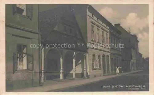 AK / Ansichtskarte Novy Bydzov Neubydzow Neubidschow CZ Metlicanska ul.
