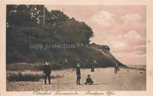 AK / Ansichtskarte TRAVEMueNDE Ostseebad Brodtener Ufer Strand
