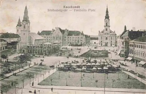 AK / Ansichtskarte KECSKEMET Ketschkemet HU Szabadság-tér Freiheitsplatz