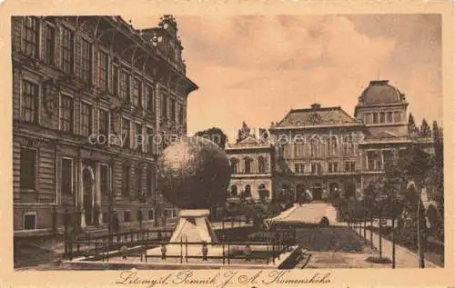 AK / Ansichtskarte Litomysl Leitomischl CZ Pomnik J. A. Komenského