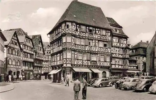 AK / Ansichtskarte Mosbach Baden Neckar-Odenwald-Kreis BW Palm'sches Haus Historisches Gebaeude Fachwerkhaeuser