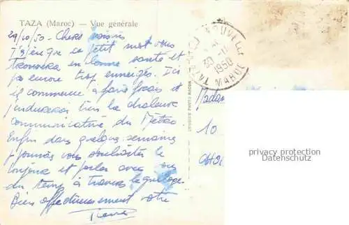 AK / Ansichtskarte TAZA  Maroc Vue générale
